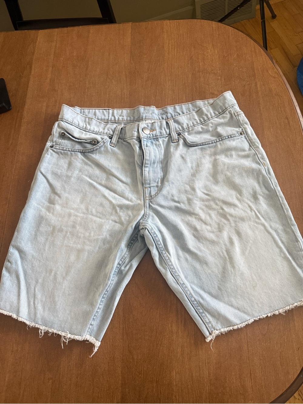 Original Use Light Blue Denim Cutoff Shorts